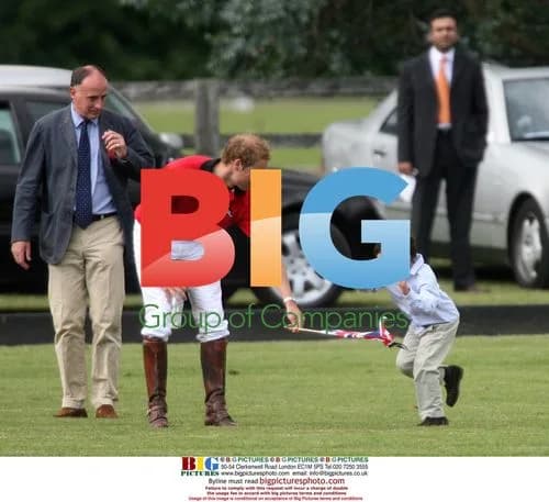 Prince William at Charity Polo Event