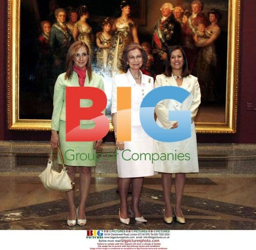 Queen Sofia visits Prado Museum with Margarita Zavala