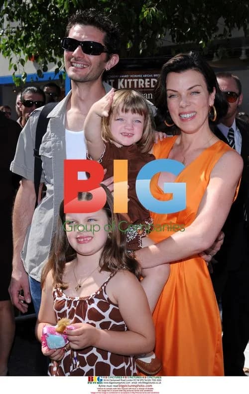 Debi Mazar and family at "Kit Kittredge" premiere