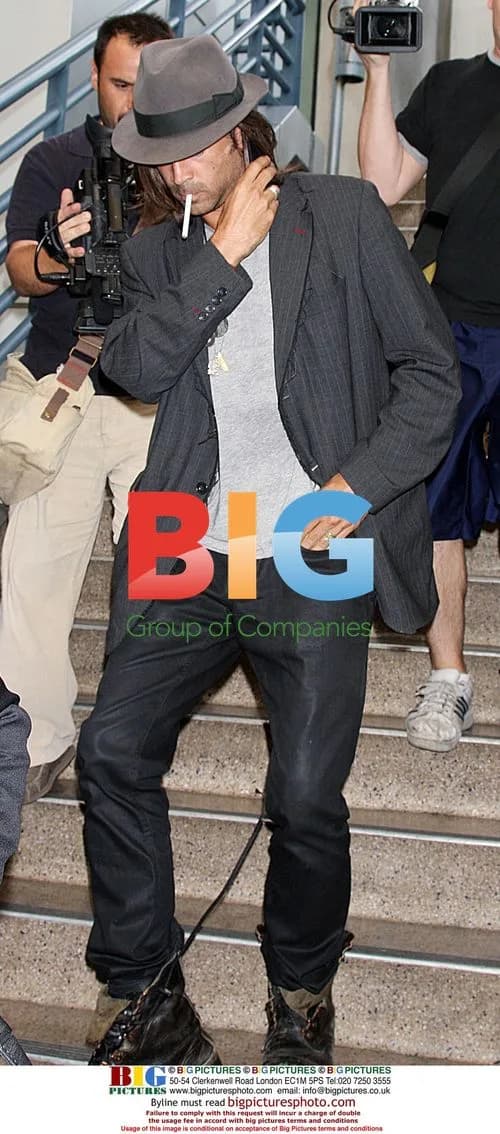 Colin Farrell Arrives at LAX