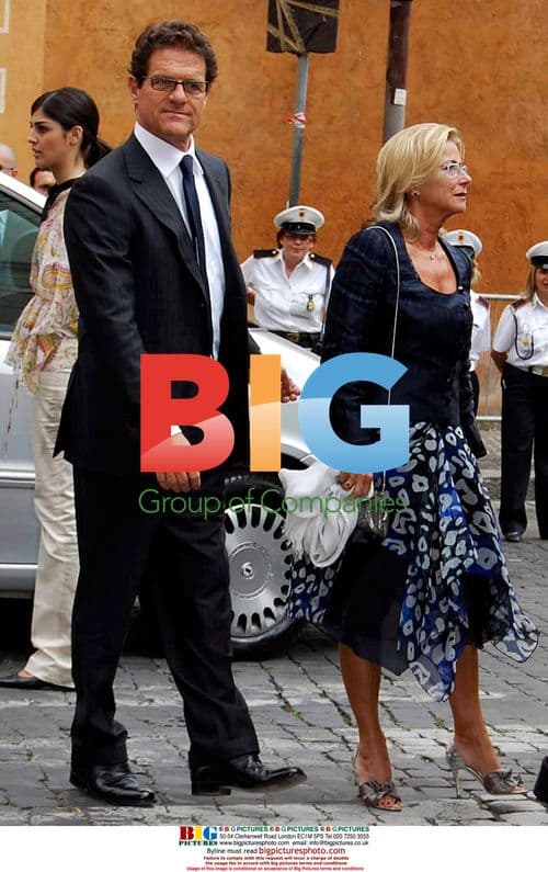 Fabio Capello at Gregoraci-Briatore wedding