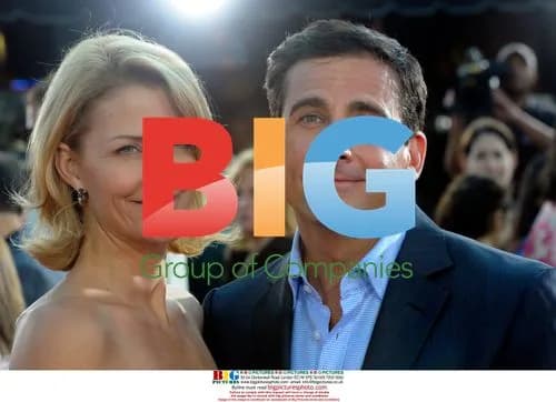 Steve Carell and wife at Get Smart premiere