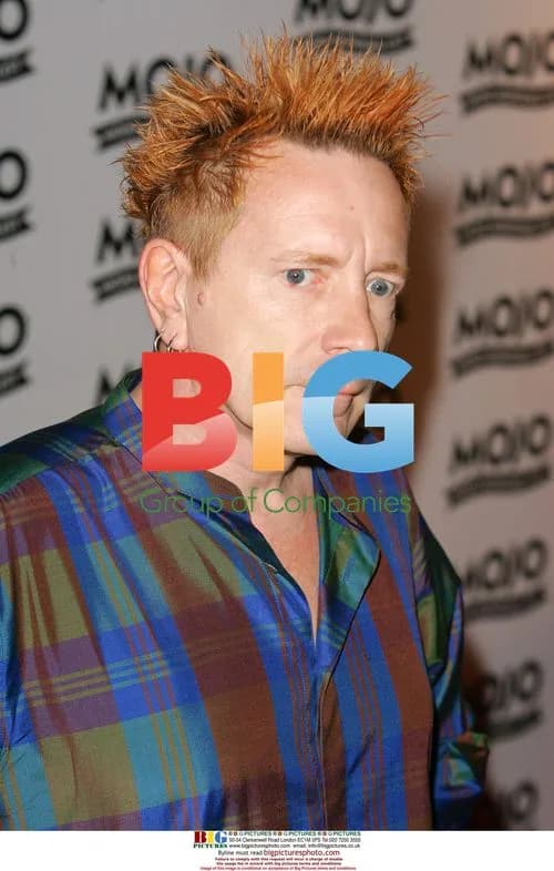 Johnny Rotten at Mojo awards in London