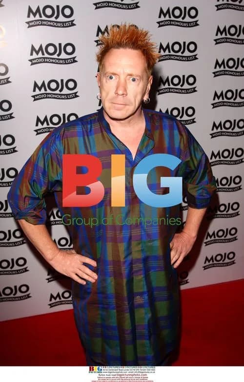Johnny Rotten at Mojo awards in London