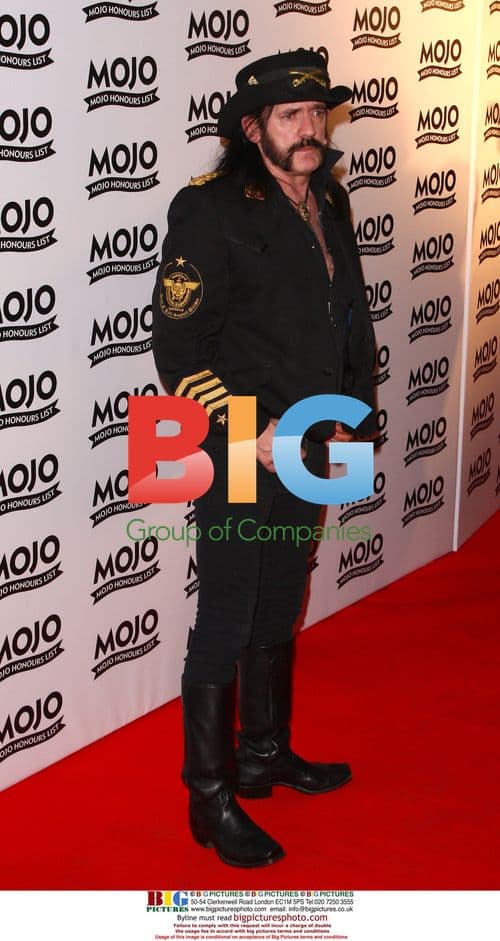 Lemmy attends Mojo awards in London