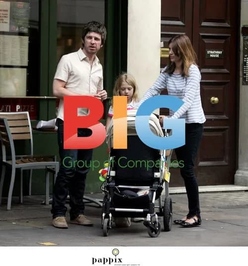 Noel Gallagher and family shopping in London