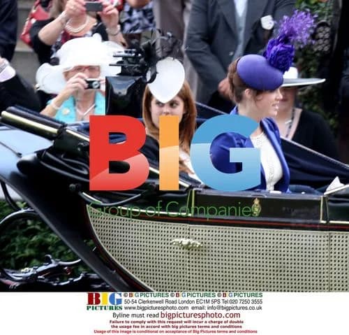 Princess Eugenie and Princess Beatrice at Ascot