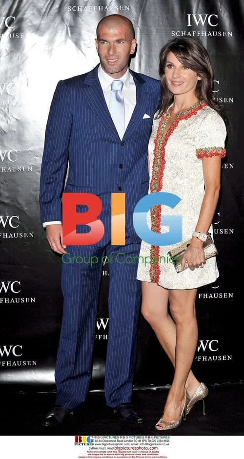 Zinedine Zidane and Wife Veronique at IWC Watch Launch