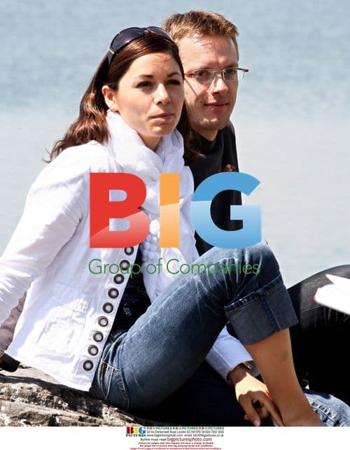 F1 Driver Sebastian Bourdais with Wife in Switzerland