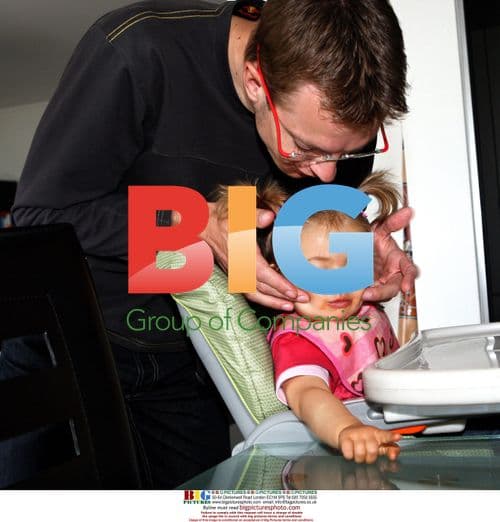 Formula One Driver Sebastian Bourdais with Daughter