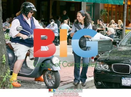 Chef Mario Batali seen having lunch in NYC