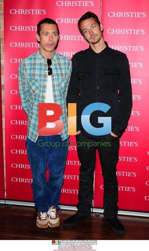 Dan Macmillan and Rupert Sanders at Lucian Freud Private View