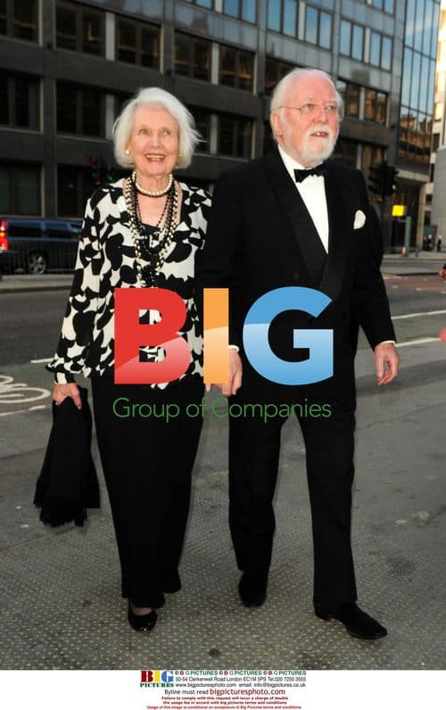 Sir Richard Attenborough and Sheila Sim at movie event