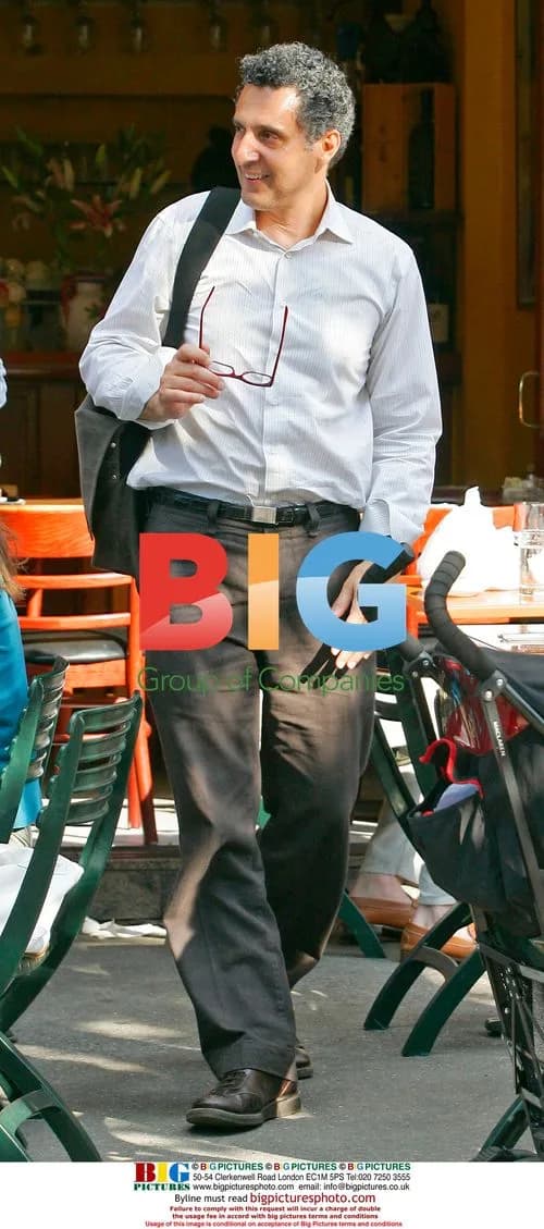 John Turturro has lunch in West Village