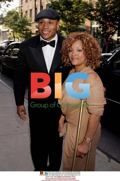 LL COOL J and wife Simone at Obama fundraiser