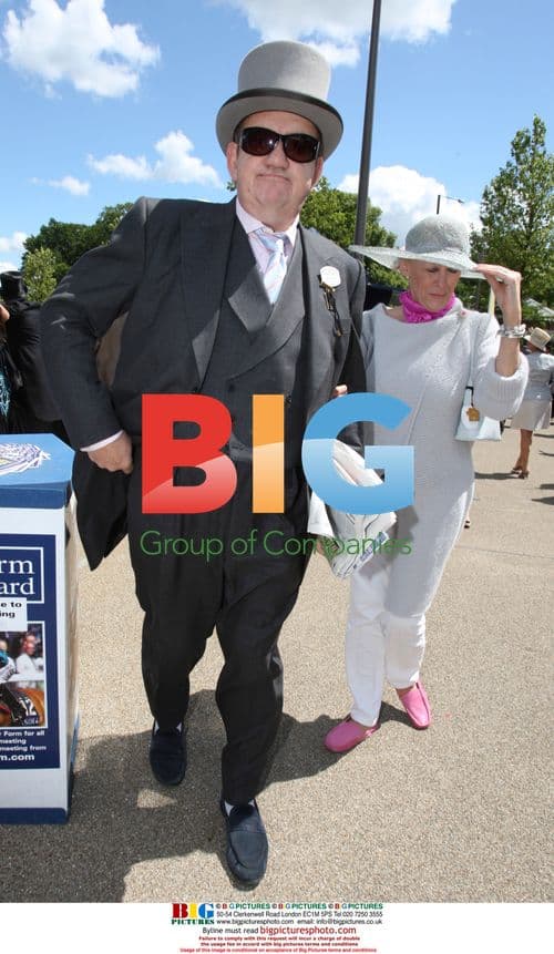 Mel Smith at Royal Ascot Ladies Day