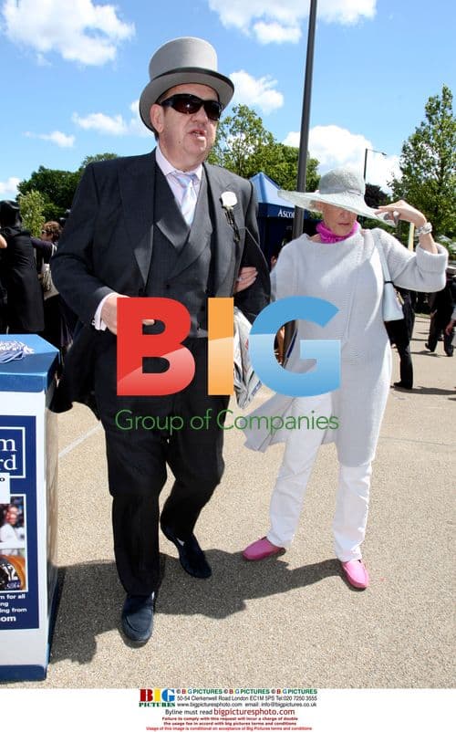 Mel Smith at Royal Ascot Ladies Day