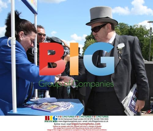 Mel Smith at Royal Ascot Ladies Day