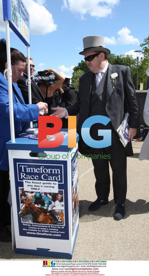 Mel Smith at Royal Ascot Ladies Day