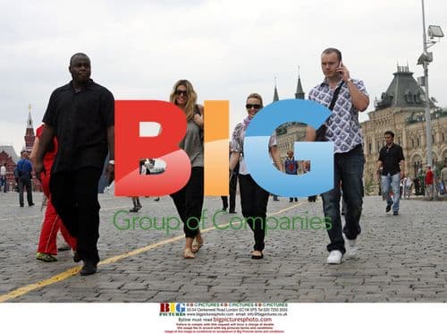 Kylie Minogue Sightseeing in Moscow