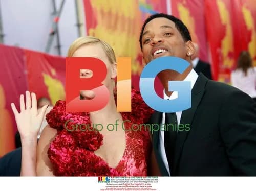 Will Smith and Charlize Theron at Moscow Film Festival