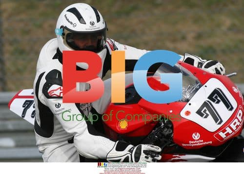 Michael Schumacher at IDM German Super Bike Championship