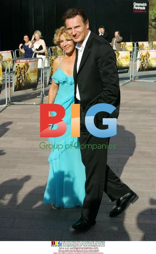 Liam Neeson and Natasha Richardson at 'Narnia' Premiere