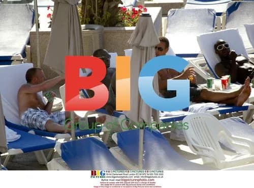 Rio Ferdinand on Holiday in Tel Aviv