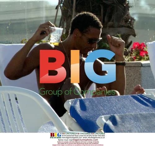 Rio Ferdinand on holiday in Tel Aviv