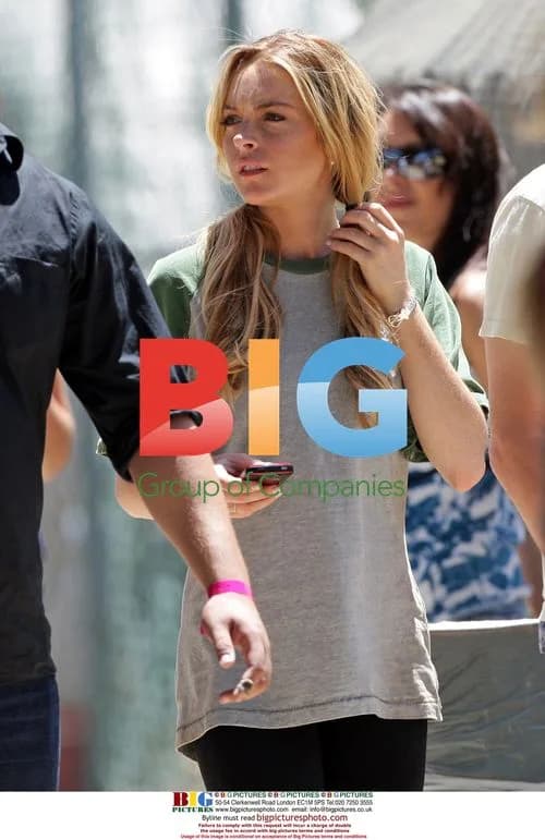 Lindsay Lohan Filming 'Labor Pains'