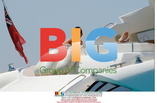 Frank Lampard on Yacht in Ibiza