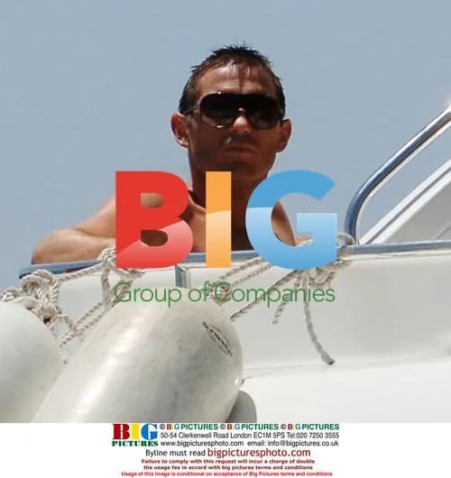 Frank Lampard on Yacht