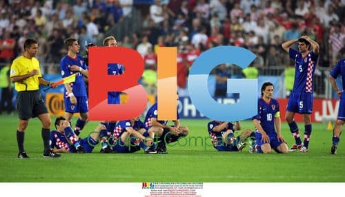 Croatia vs. Turkey Quarter Final at Euro 2008