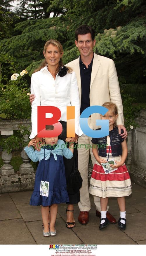 Tim Henman and Family at Wimbledon Summer Garden Party