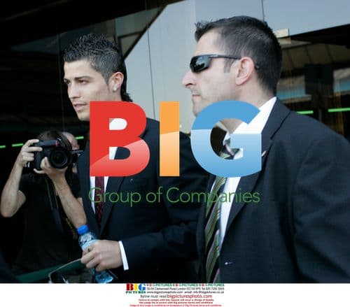 Cristiano Ronaldo at Lisbon Airport with Portugal's National Team