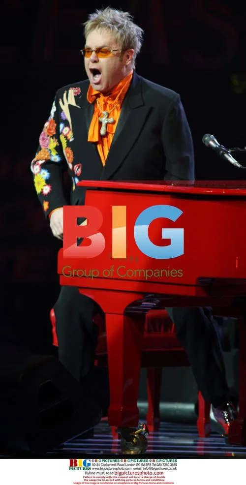 Elton John performs at Caesars Palace