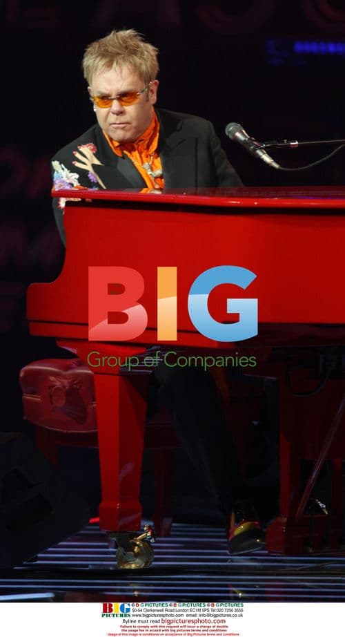 Elton John Performs in Las Vegas