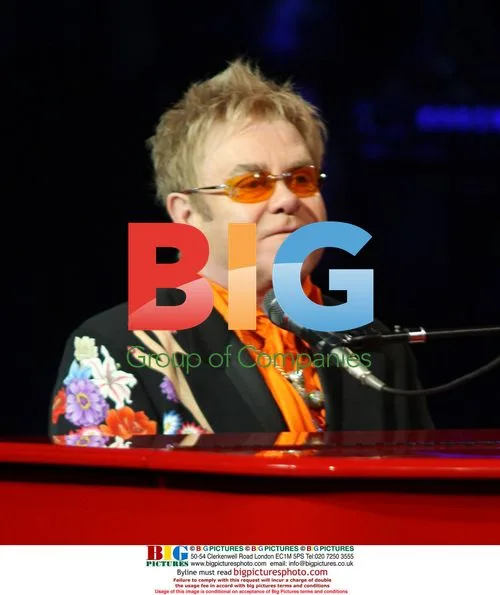 Elton John Performs in Las Vegas