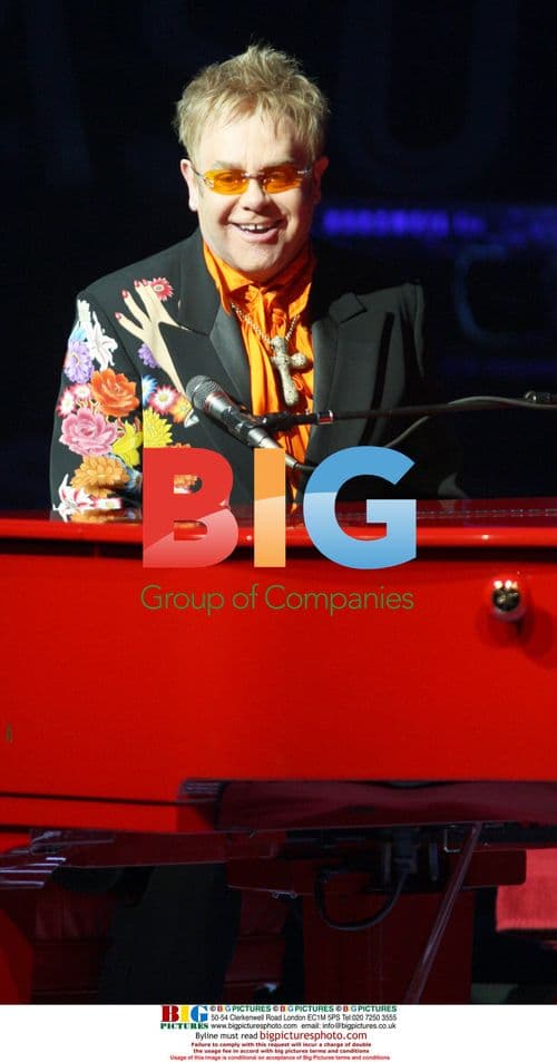 Elton John performs at Caesars Palace