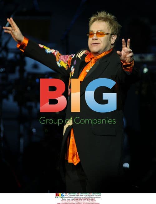 Elton John performs in Las Vegas