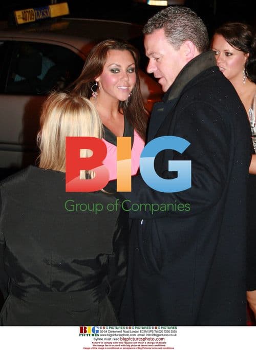 Jade Goody and Danielle with Eamon Dunphy in Dublin