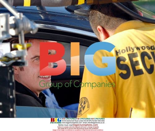 Travolta, Williams, Green on set for "Old Dogs"