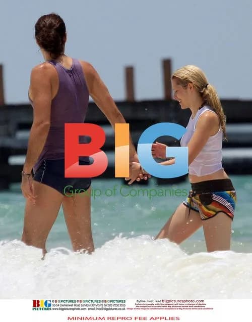 Russell Brand and Teresa Palmer in Mexico
