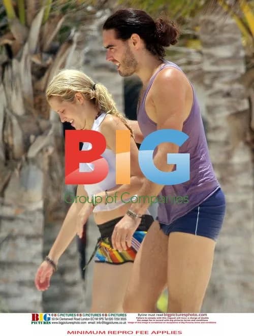 Russell Brand and Teresa Palmer in Mexico