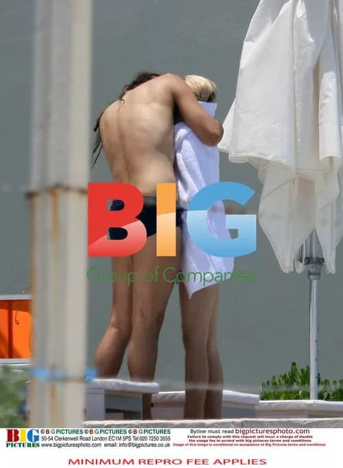 Russell Brand and Teresa Palmer in Mexico