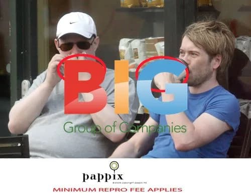 Matt Lucas and Kevin McGee out in London