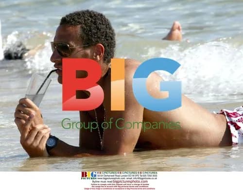 Rio Ferdinand on holiday in Tel Aviv