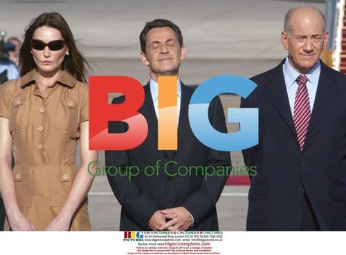 Sarkozy and Bruni in Israel