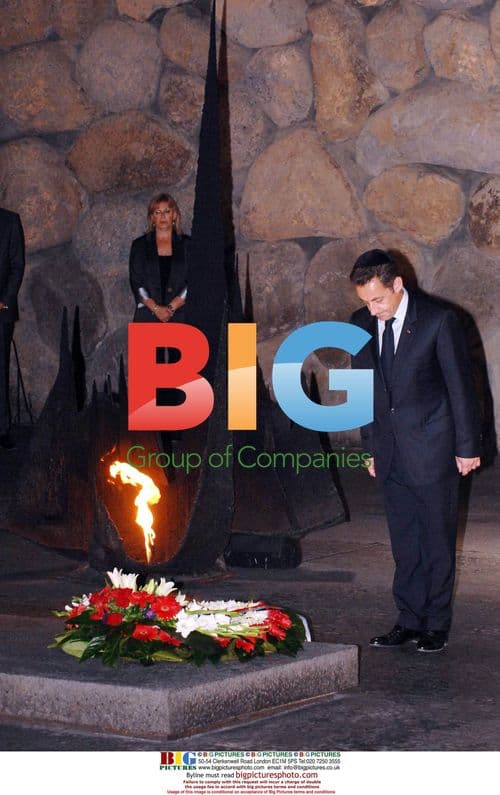Sarkozy Visits Yad Vashem Memorial in Israel