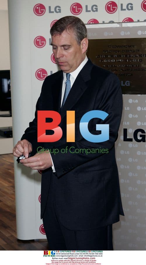 Prince Andrew opens LG Design Centre